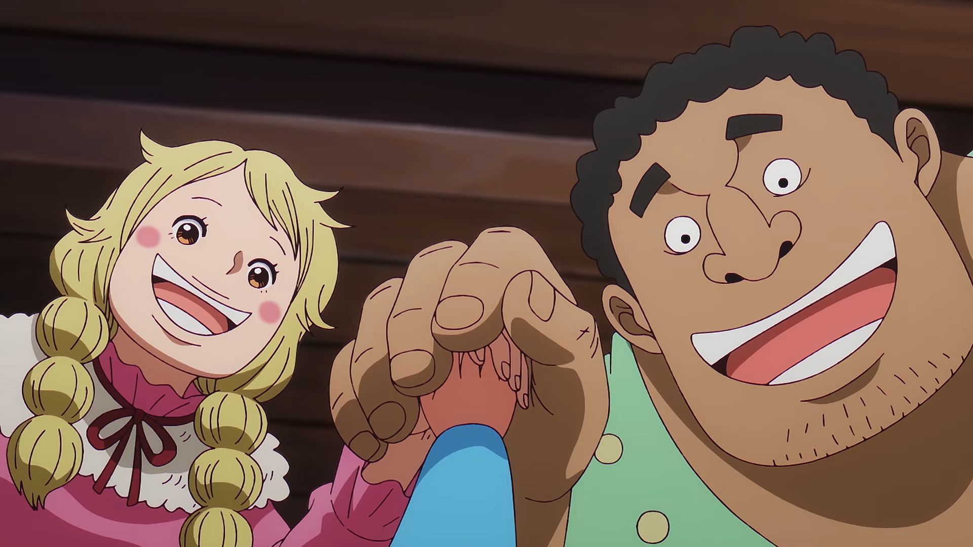The One Piece episode 1129 preview teases Kuma's flashback going through his life story from birth (Image via Toei Animation)